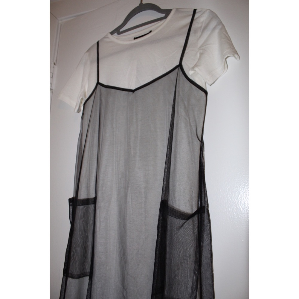 boohoo petite 2 In 1 tulle slip dress - new w tag!